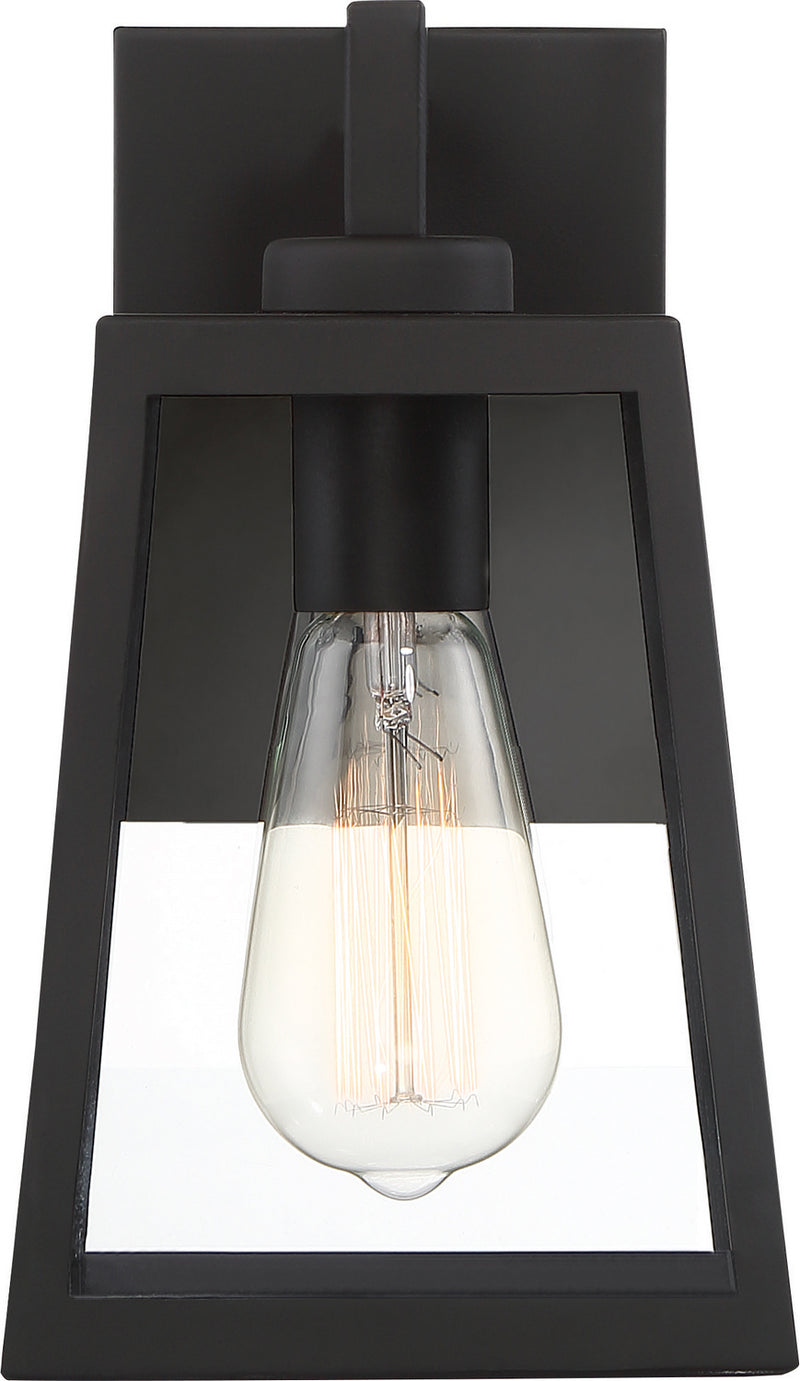 Nuvo Lighting 60-6581 One Light Outdoor Wall Lantern, Matte Black