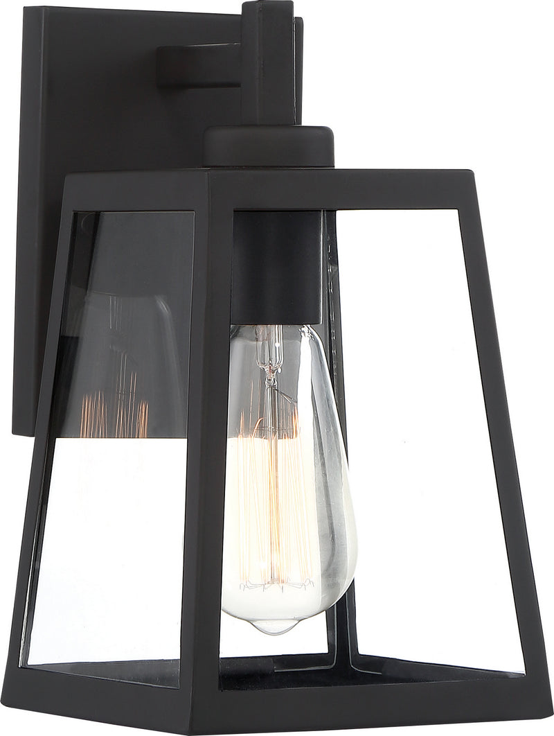 Nuvo Lighting 60-6581 One Light Outdoor Wall Lantern, Matte Black