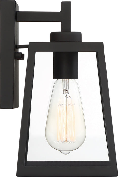 Nuvo Lighting 60-6581 One Light Outdoor Wall Lantern, Matte Black
