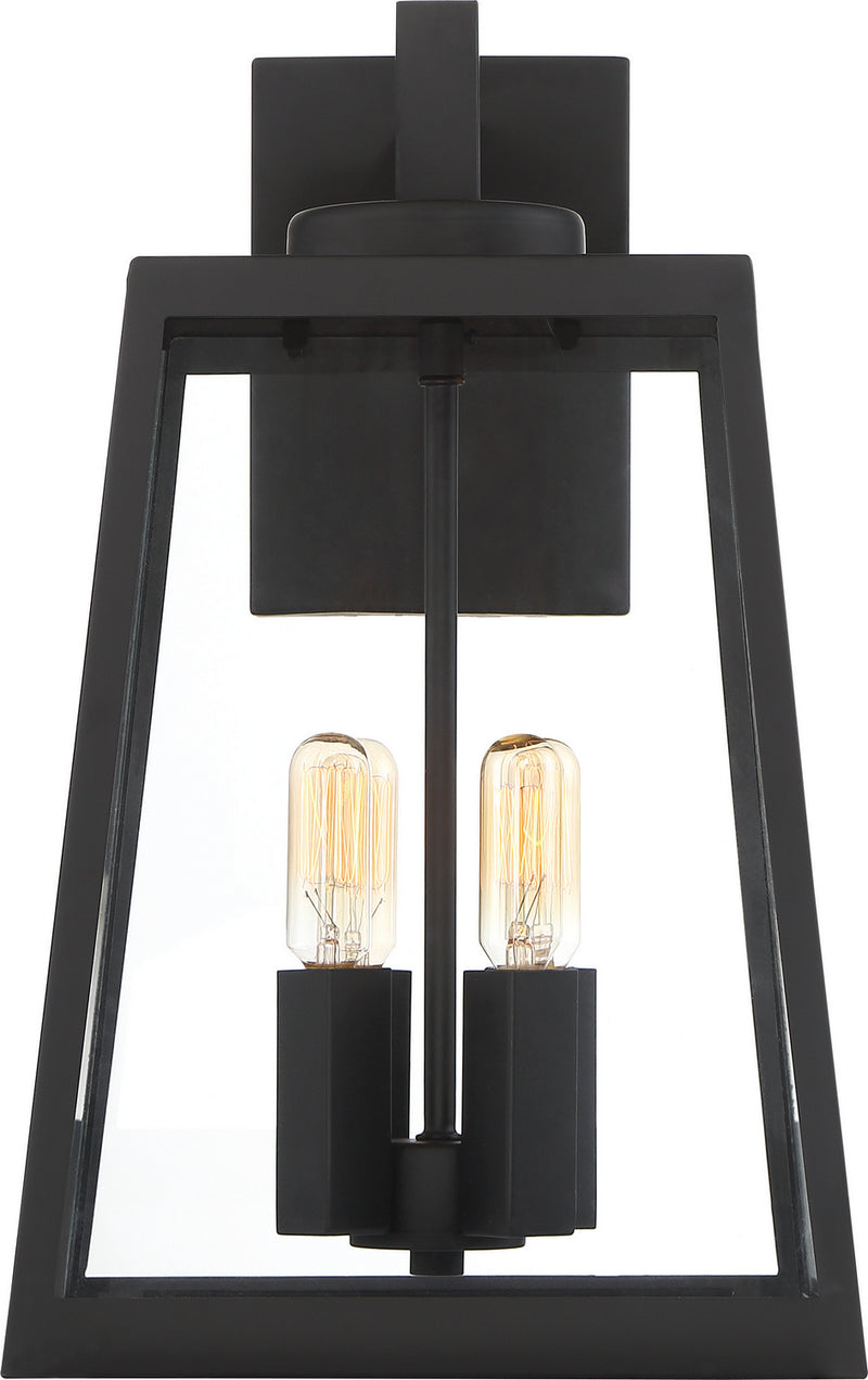 Nuvo Lighting 60-6583 Four Light Wall Lantern, Matte Black