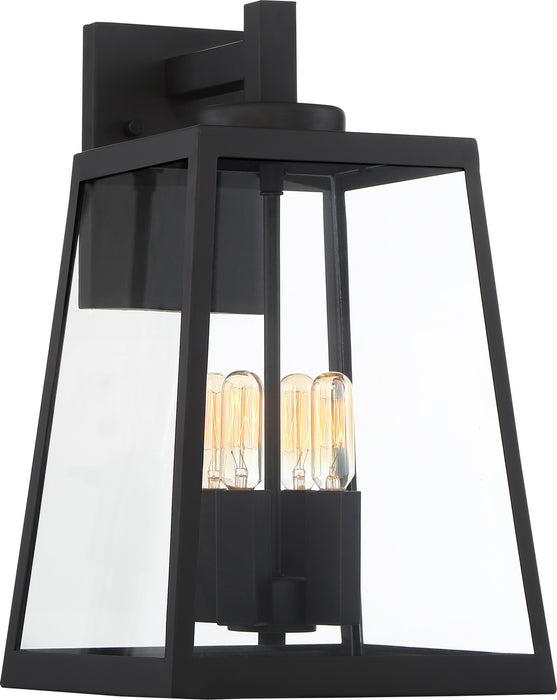 Nuvo Lighting 60-6583 Four Light Wall Lantern, Matte Black