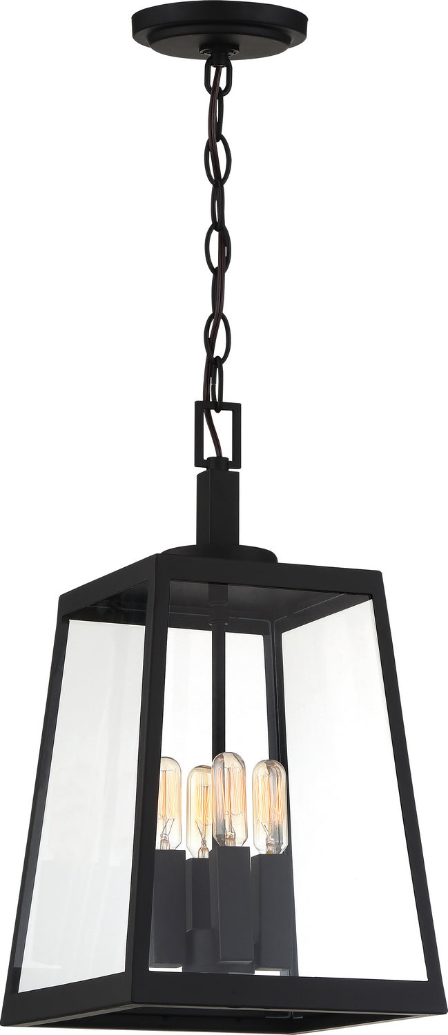 Nuvo Lighting 60-6584 Four Light Hanging Lantern, Matte Black