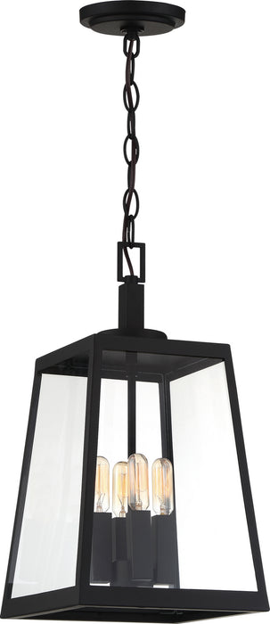 Nuvo Lighting 60-6584 Four Light Hanging Lantern, Matte Black
