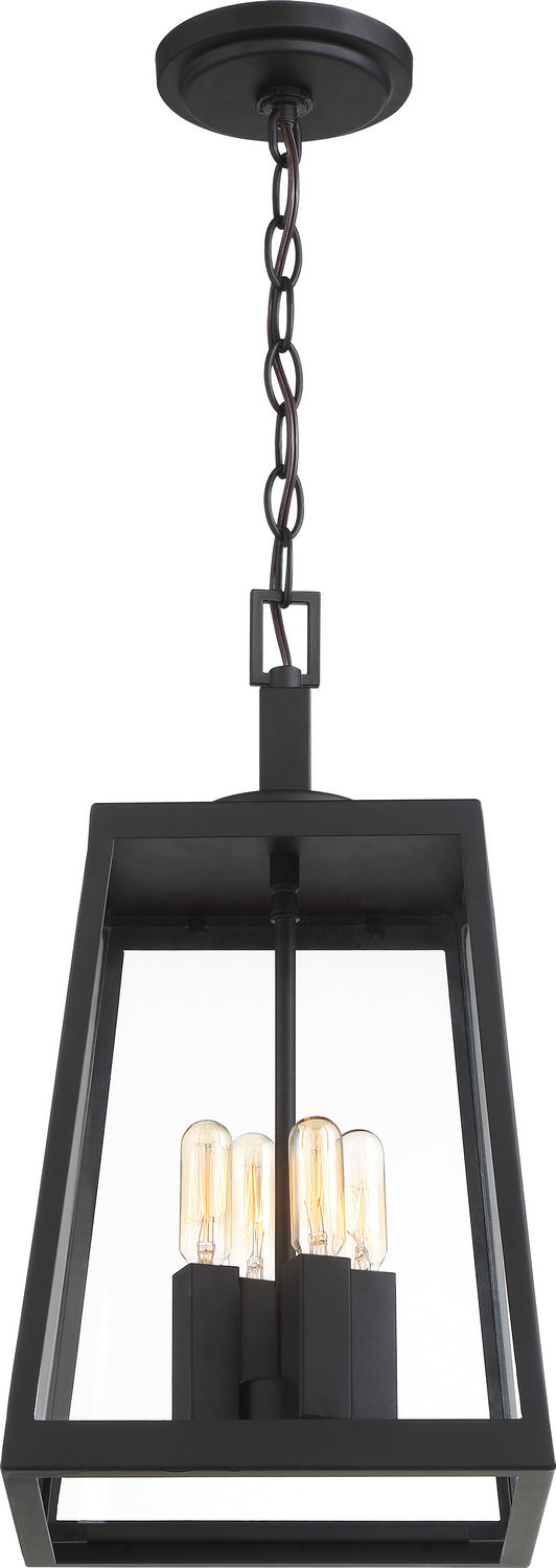 Nuvo Lighting 60-6584 Four Light Hanging Lantern, Matte Black