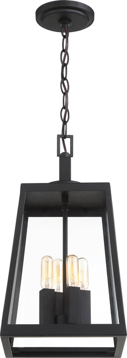 Nuvo Lighting 60-6584 Four Light Hanging Lantern, Matte Black