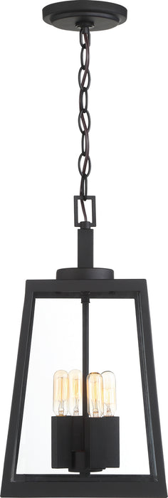 Nuvo Lighting 60-6584 Four Light Hanging Lantern, Matte Black