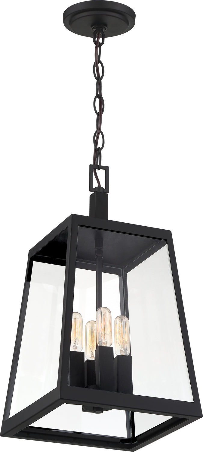 Nuvo Lighting 60-6584 Four Light Hanging Lantern, Matte Black