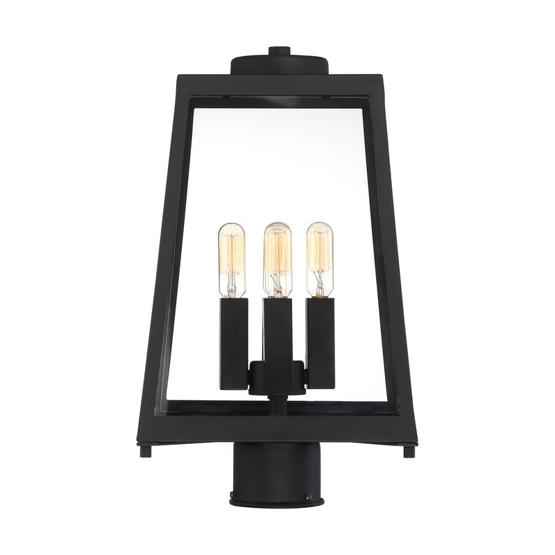 Nuvo Lighting 60-6585 Four Light Post Lantern, Matte Black
