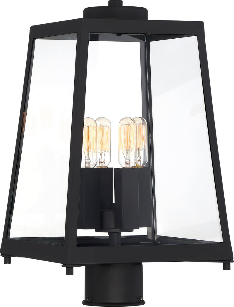 Nuvo Lighting 60-6585 Four Light Post Lantern, Matte Black