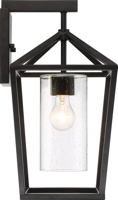 Nuvo Lighting 60-6593 One Light Outdoor Wall Lantern, Matte Black