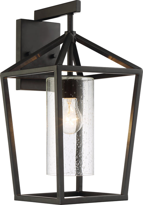 Nuvo Lighting 60-6593 One Light Outdoor Wall Lantern, Matte Black