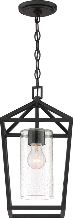 Nuvo Lighting 60-6594 One Light Hanging Lantern, Matte Black