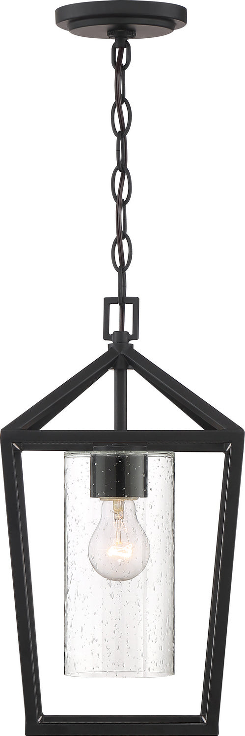 Nuvo Lighting 60-6594 One Light Hanging Lantern, Matte Black
