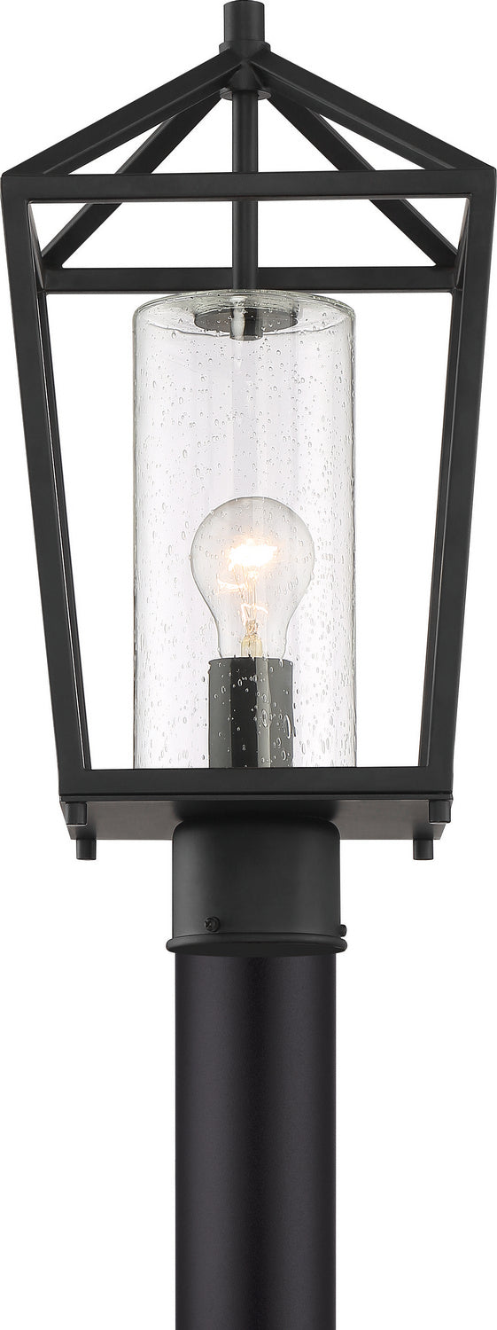 Nuvo Lighting 60-6595 One Light Post Lantern, Matte Black