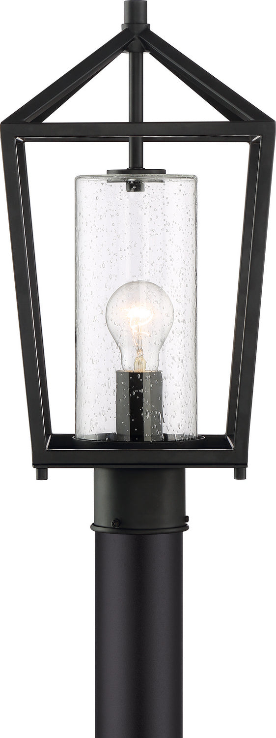 Nuvo Lighting 60-6595 One Light Post Lantern, Matte Black