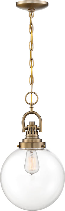 Nuvo Lighting 60-6671 One Light Pendant, Burnished Brass