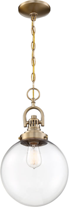 Nuvo Lighting 60-6671 One Light Pendant, Burnished Brass