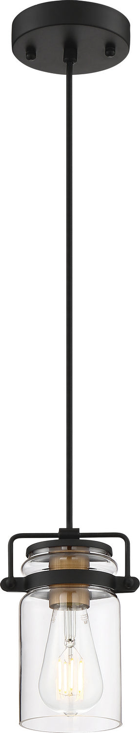 Nuvo Lighting 60-6733 One Light Mini Pendant, Black