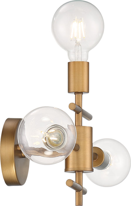 Nuvo Lighting 60-6871 Four Light Vanity, Aged Gold