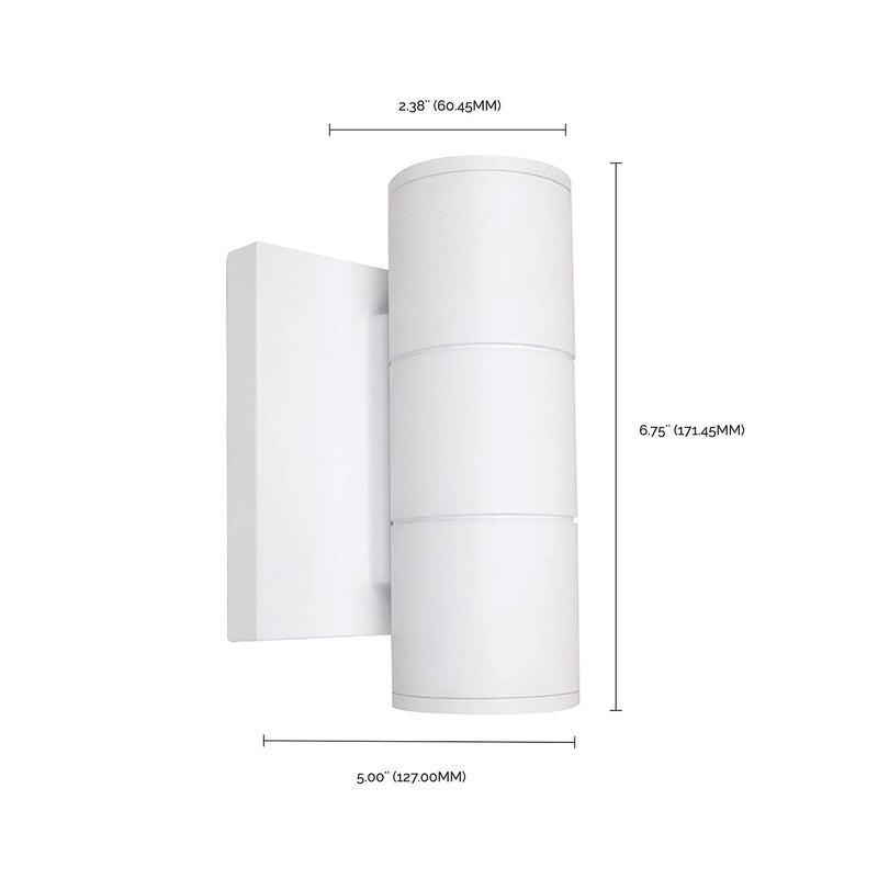 Nuvo Lighting 62-1141R1 LED Wall Sconce, White