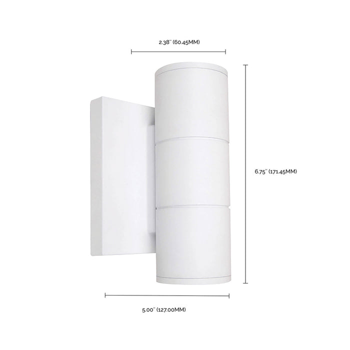 Nuvo Lighting 62-1141R1 LED Wall Sconce, White