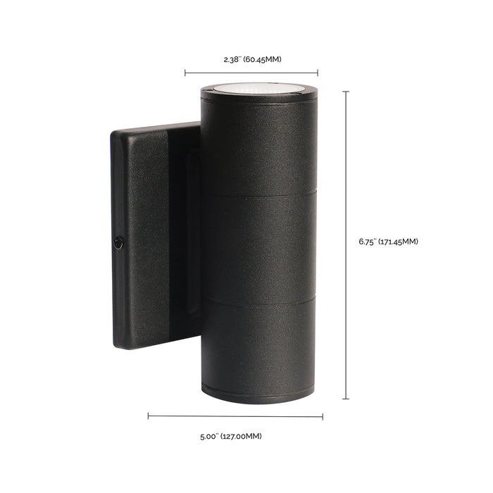 Nuvo Lighting 62-1142R1 LED Wall Sconce, Black