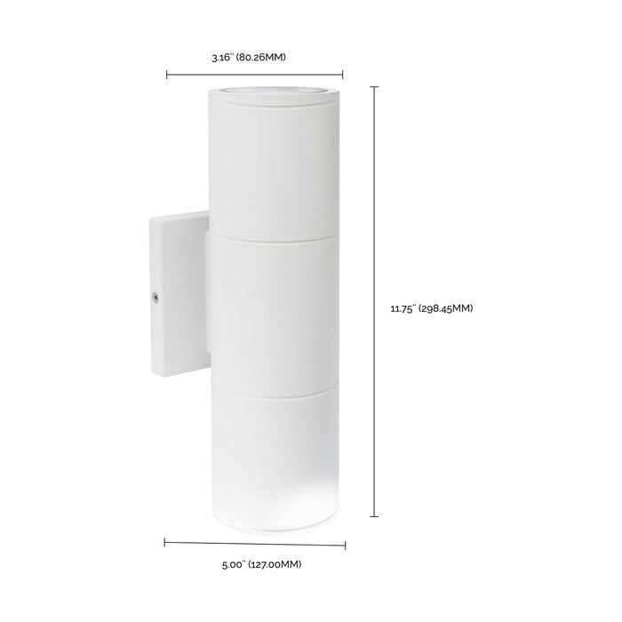 Nuvo Lighting 62-1143R1 LED Wall Sconce, White