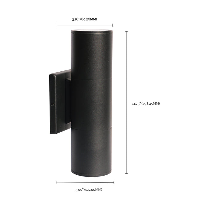 Nuvo Lighting 62-1144R1 LED Wall Sconce, Black