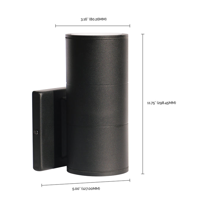 Nuvo Lighting 62-1148 LED Wall Sconce, Black