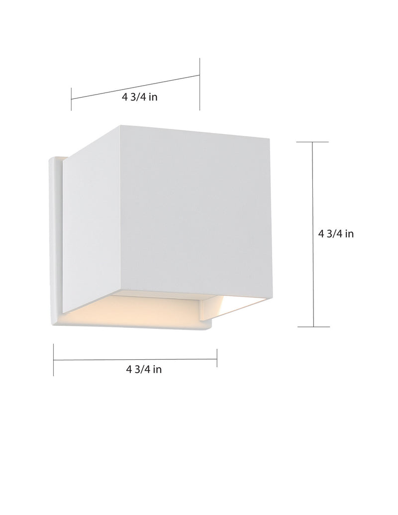 Nuvo Lighting 62-1467 LED Wall Sconce, Matte White