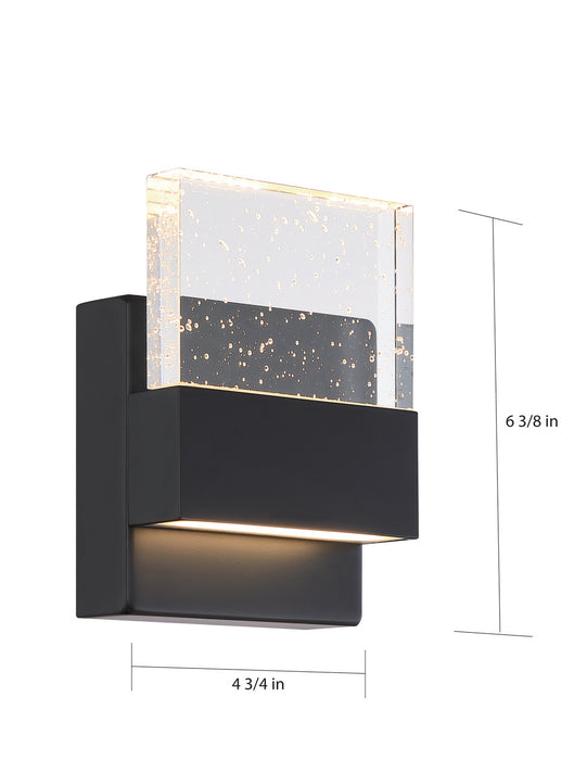 Nuvo Lighting 62-1511 LED Wall Sconce, Matte Black