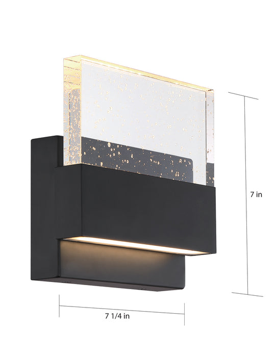 Nuvo Lighting 62-1512 LED Wall Sconce, Matte Black