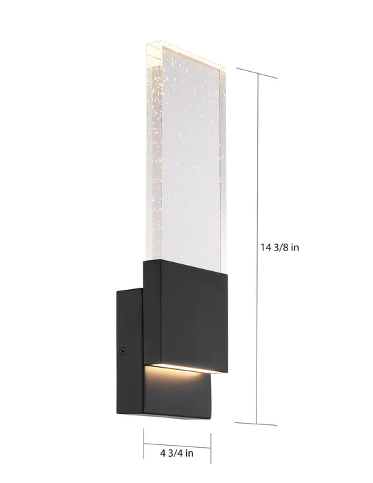 Nuvo Lighting 62-1513 LED Wall Sconce, Matte Black