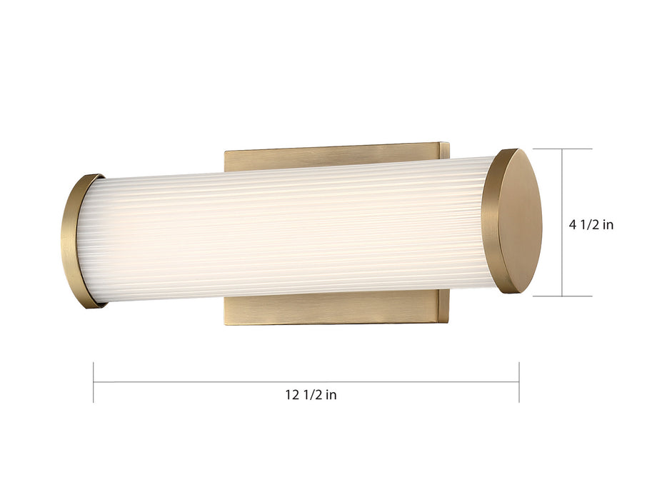 Nuvo Lighting 62-1591 LED Vanity, Brushed Brass