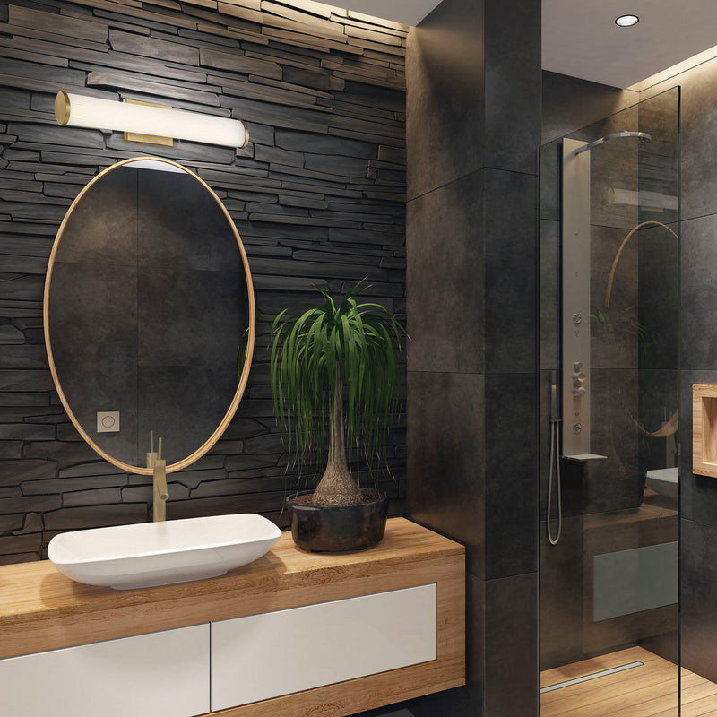 Nuvo Lighting 62-1592 LED Vanity, Brushed Brass