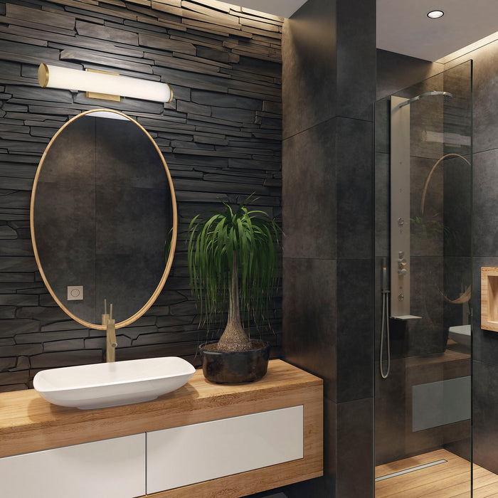 Nuvo Lighting 62-1592 LED Vanity, Brushed Brass