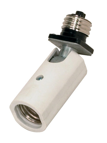 Nuvo Lighting SF77-606 One Light Socket Adapter, White