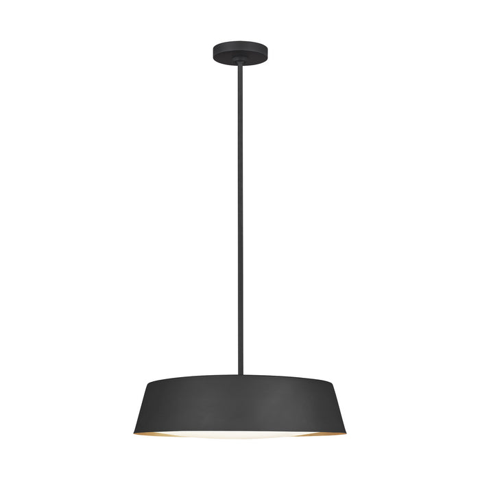 Visual Comfort Studio EP1055MBK Five Light Pendant, Midnight Black