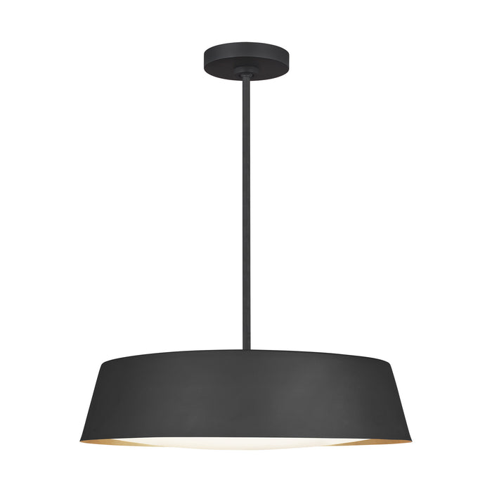 Visual Comfort Studio EP1055MBK Five Light Pendant, Midnight Black