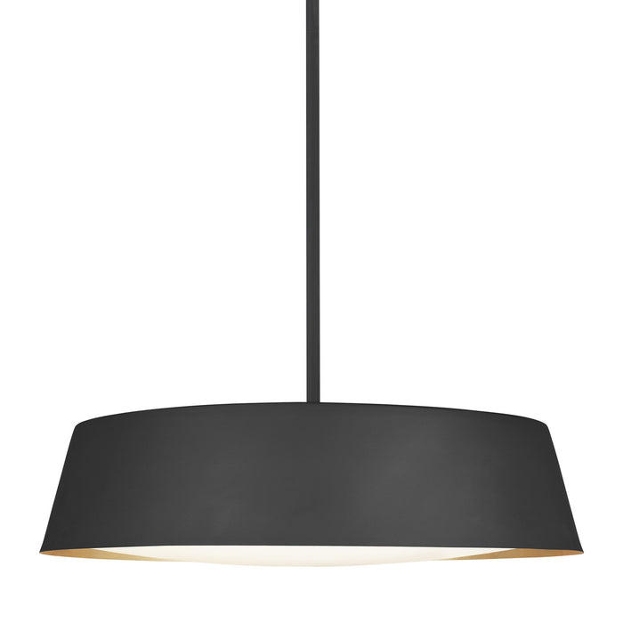 Visual Comfort Studio EP1055MBK Five Light Pendant, Midnight Black