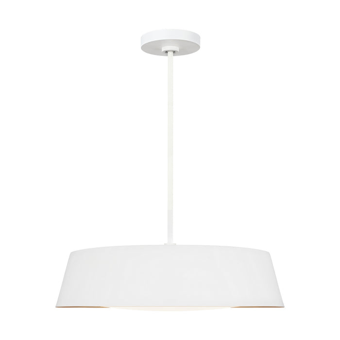 Visual Comfort Studio EP1055MWT Five Light Pendant, Matte White