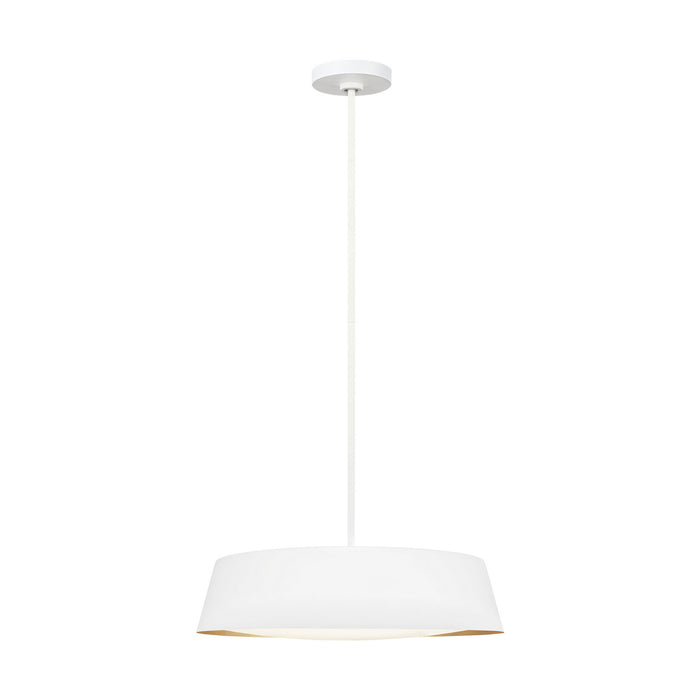 Visual Comfort Studio EP1055MWT Five Light Pendant, Matte White