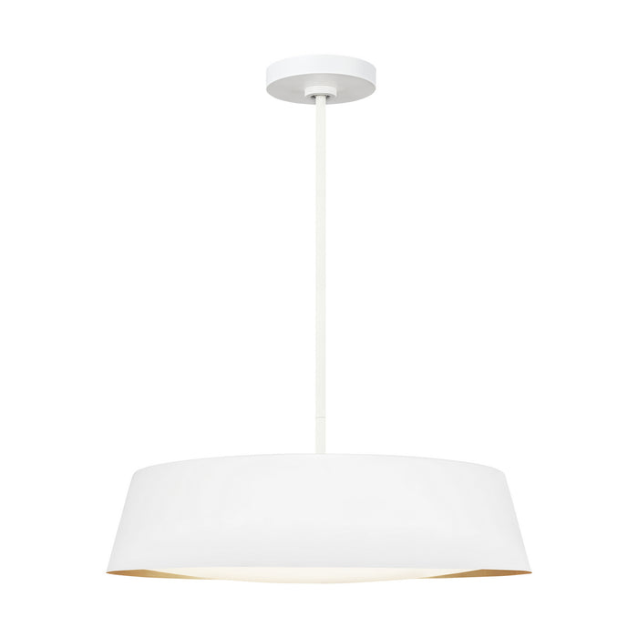 Visual Comfort Studio EP1055MWT Five Light Pendant, Matte White