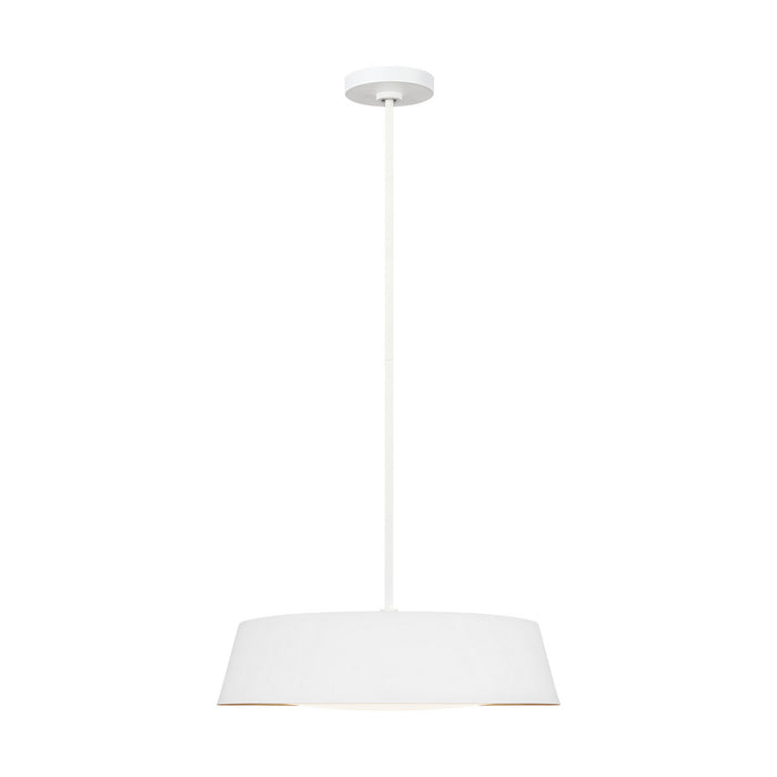 Visual Comfort Studio EP1055MWT Five Light Pendant, Matte White