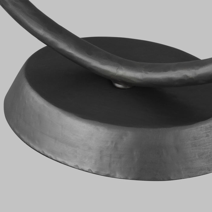 Visual Comfort Studio ET1001AI1 One Light Table Lamp, Aged Iron