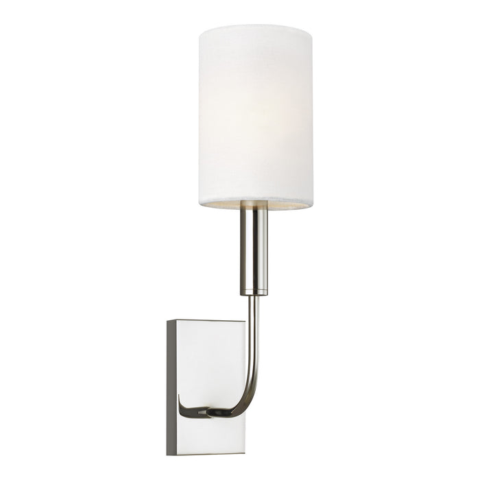 Visual Comfort Studio EW1001PN One Light Wall Sconce, Polished Nickel