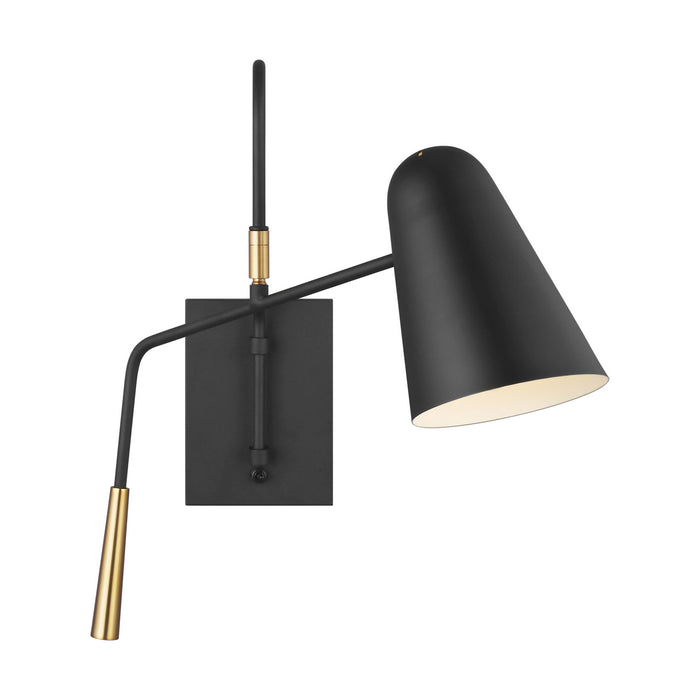 Visual Comfort Studio EW1041MBK One Light Wall Sconce, Midnight Black