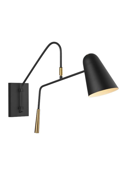 Visual Comfort Studio EW1041MBK One Light Wall Sconce, Midnight Black