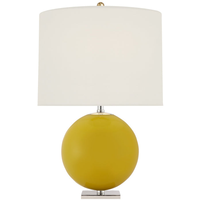 Visual Comfort Signature KS 3014YL-L One Light Table Lamp, Yellow