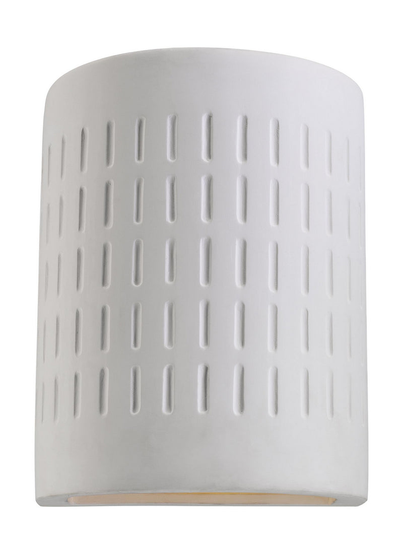 Generation Lighting 83046-714/T One Light Outdoor Wall Lantern, Unfinished Ceramic